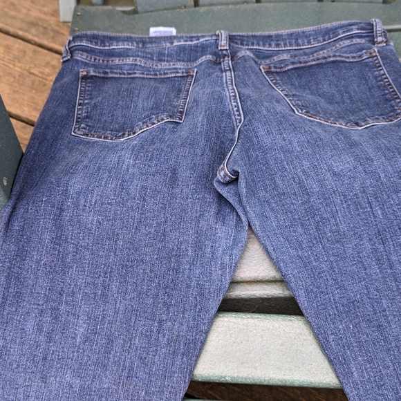 Banana Republic premium denim slim straight women's cropped jeans size 32/28 - Picture 4 of 6